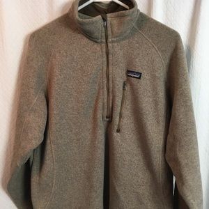 Patagonia Better Sweater Men’s Large light brown. Like new, only worn twice.